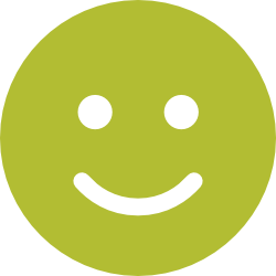 Smiley blij