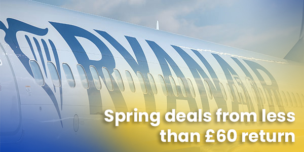 Ryanair fuselage with large Ryanair logo on