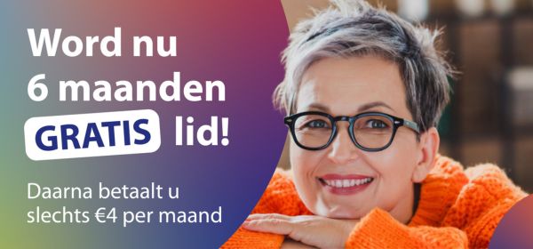 Start uw lidmaatschap vandaag: u krijgt de eerste 6 maanden gratis!