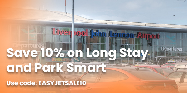 Save 10% on Long Stay and Park Smart official airport parking with code EASYJETSALE10