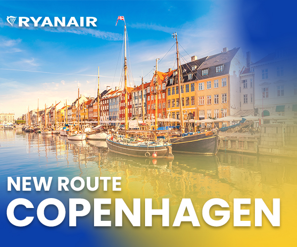 New route: Liverpool to Copenhagen with Ryanair