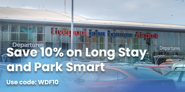 Save 10% on Long Stay parking at Liverpool John Lennon Airport