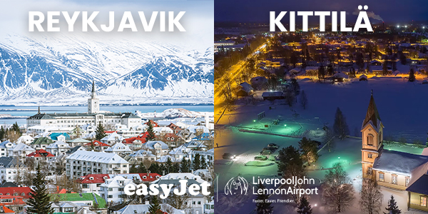 Fly to Reykjavik and Kittil&auml; from Liverpool with easyJet 