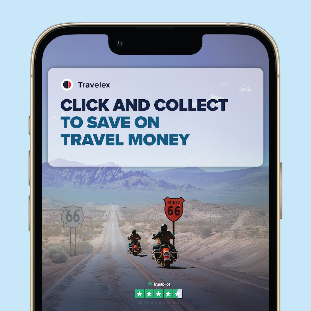 Click and collect to save on money at Travelex