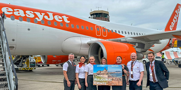 easyJet new routes to Seville and Naples