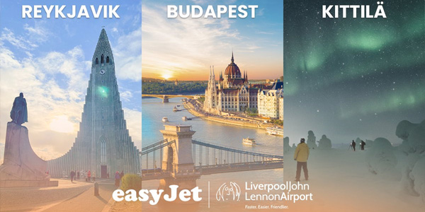 New winter routes - Reykjavik, Budapest, Kittila