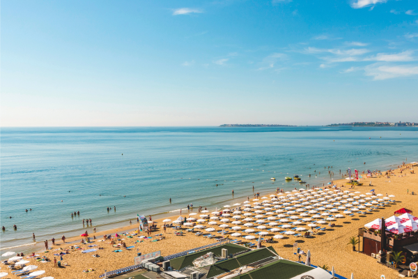 A beach in Bulgaria.