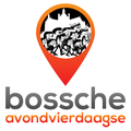 Logo Bossche Avondvierdaagse in rood en zwart