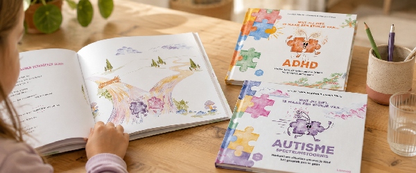 covers van boekjes ADHD en ASS