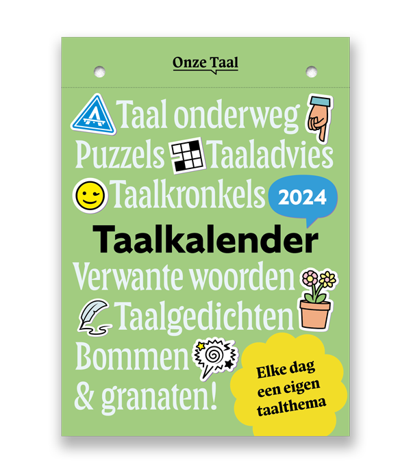 Cover Taalkalender 2024
