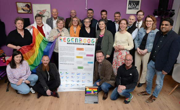 Foto van regenboog team nijmegen