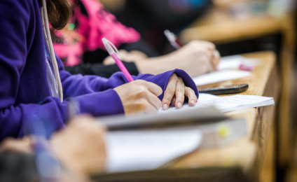 Groep mensen op straat
