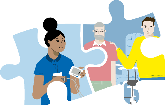 Illustratie van passende zorg