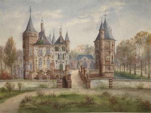 Kasteel Heeswijk door A. Mortier-Ramus, 1906