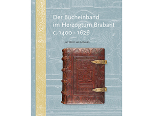 Voorzijde brochure 'Der Bucheinband im Herzogtum Brabant c. 1400-1626'