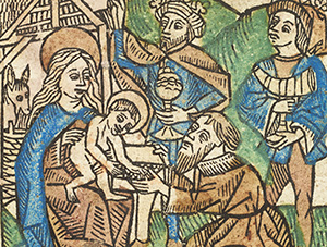 Houtsnede kerststal uit: KTFK INC 7 