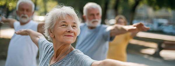 Gymmen in het park