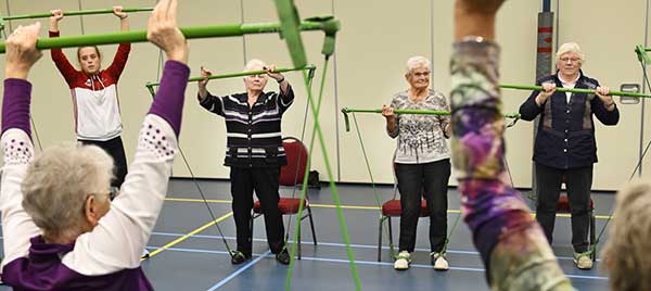 Gymmen in het park