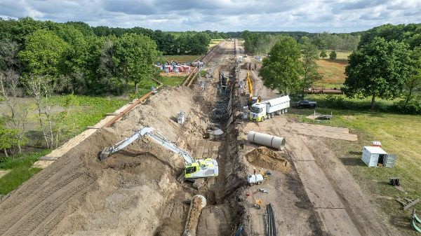 Graafwerk bij Riool Zuid