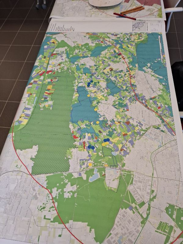 Kaart met mogelijke punten hergebruik afvalwater