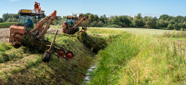 Sloten worden gemaaid