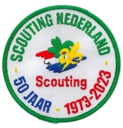 Dekenbadge 50 jaar Scouting Nederland