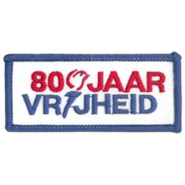 Badge 80 jaar vrijheid