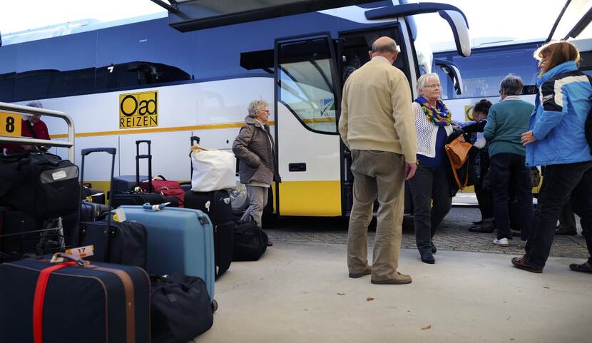 Reisbus van reisorganisatie OAD