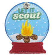 Kersthanger sneeuwbol Let it Scout