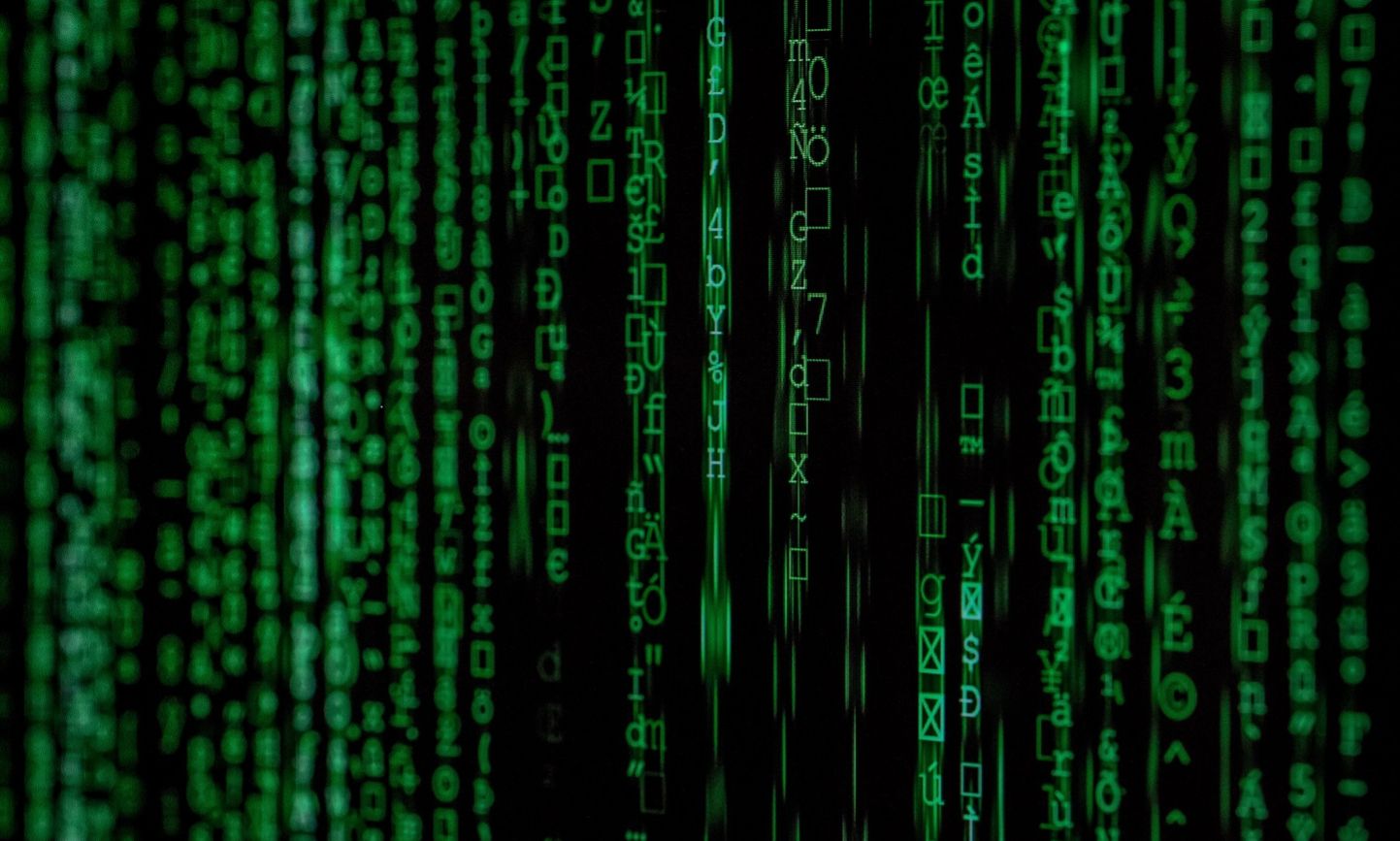 Groene tekens ter illustratie van een algoritme