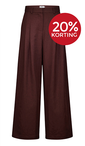 Broek Daan Bordeaux Rood