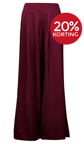 Broek Daphne Bordeaux Rood