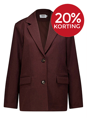 Blazer Doris Bordeaux Rood