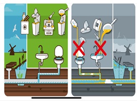 Beeld: niet in het riool