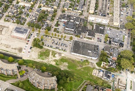 luchtfoto centrum Badhoevedorp