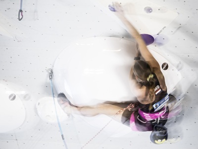 Lynn van der Meer op de WC Lead Madrid