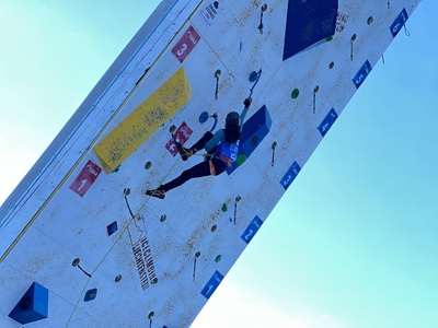 Lynn van der Meer op de WC Lead Madrid