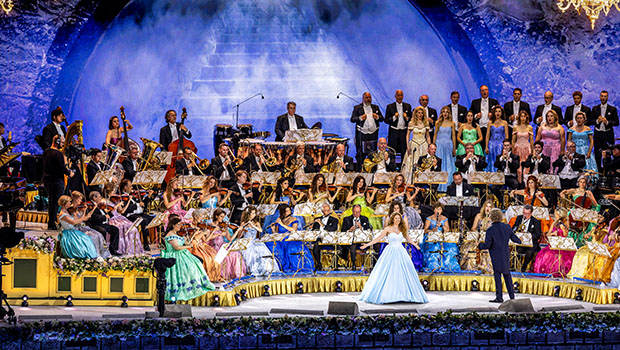 Andr&eacute; Rieu op het Vrijthof Maastricht