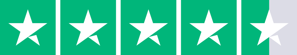 4.5 Trustpilot stars