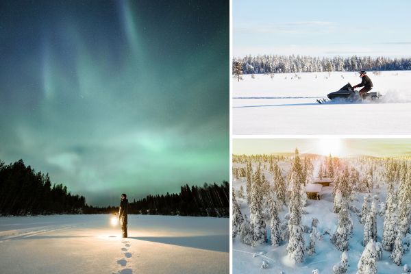 De witte wereld van Fins Lapland