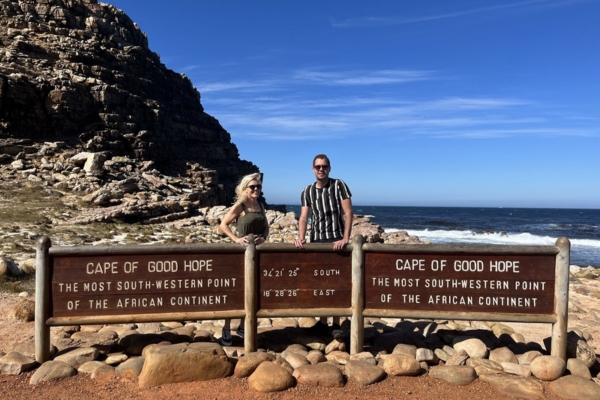 Bart en Inge in Zuid-Afrika
