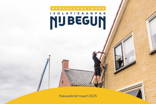 Man isoleert woning van buitenaf