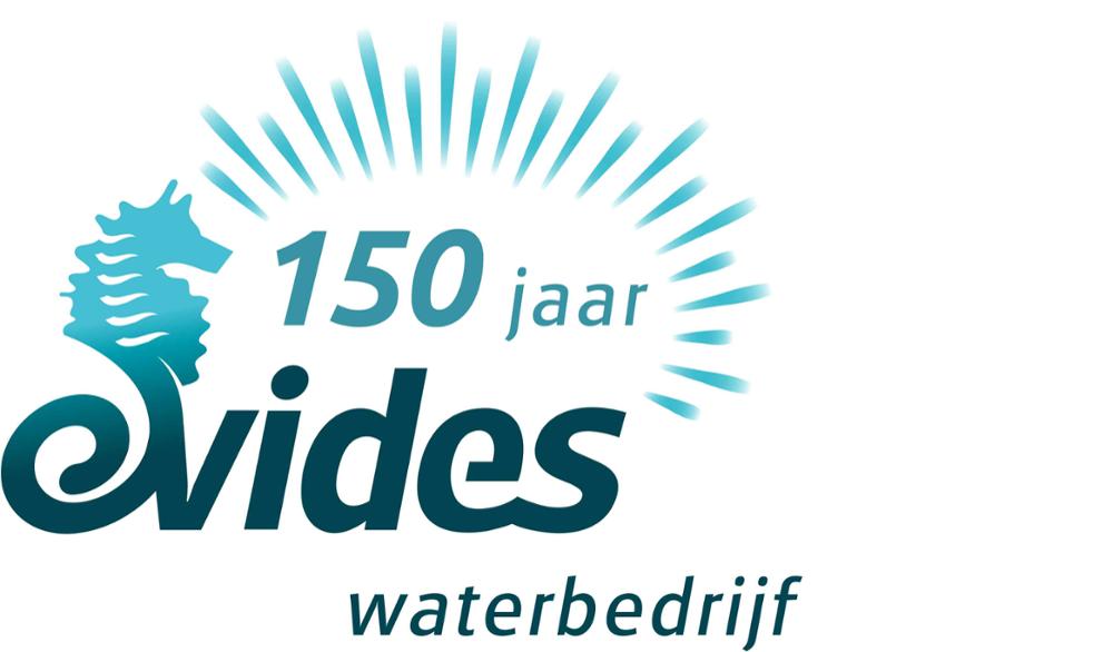 Evides 150 jaar logo