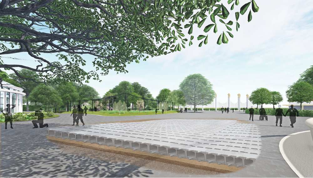 Sfeerimpressie voorplein Blijdorp  