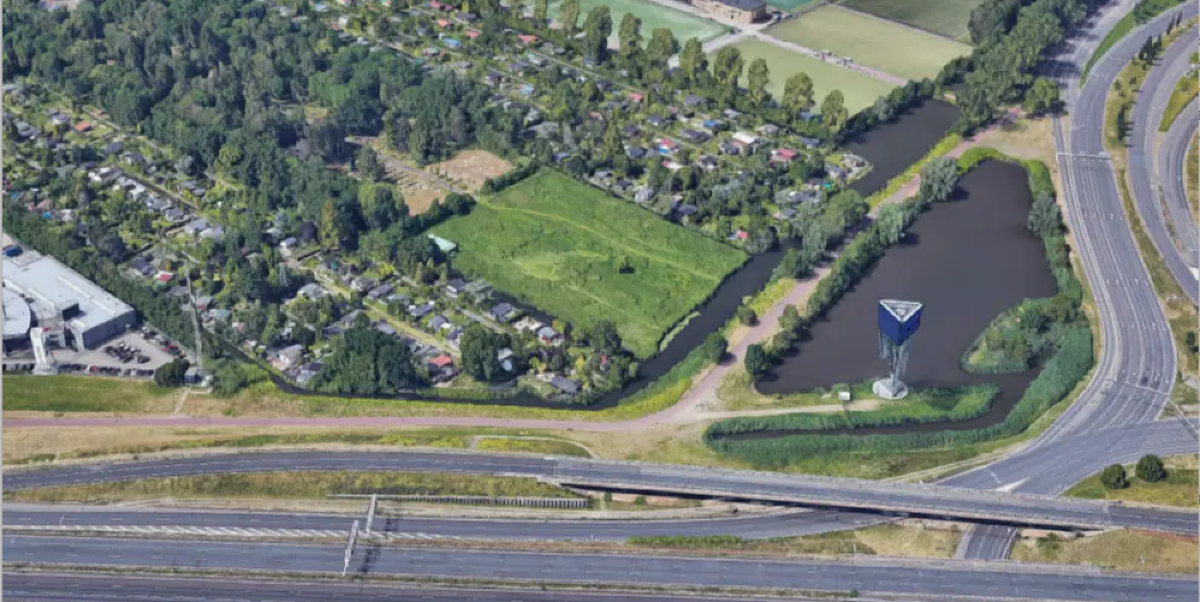 Luchtfoto Toepad