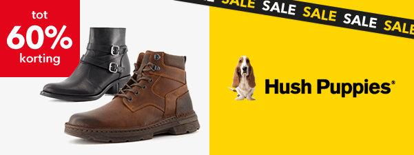 Hush Puppies in de sale!