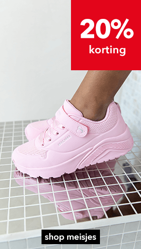 20% korting op meisjes sneakers
