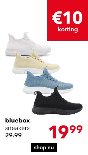 €10 korting op bluebox sneakers!