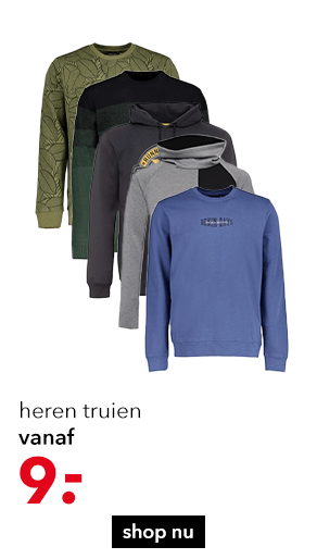 Heren truien al vanaf €9.-