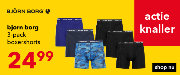 Actieknaller: Born Borg boxers voor maar 24,99!